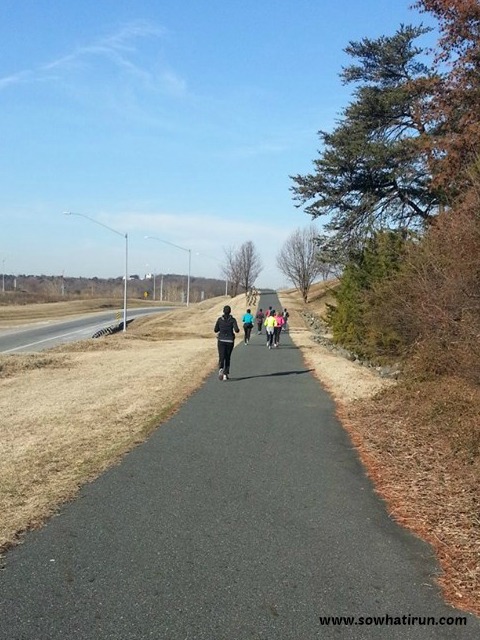 back of the pack again