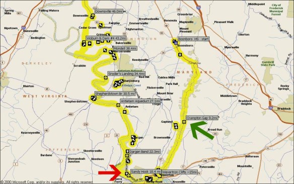 recon day 1 map w arrows